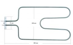 ТЭН (нижний) духовки Beko 1100W